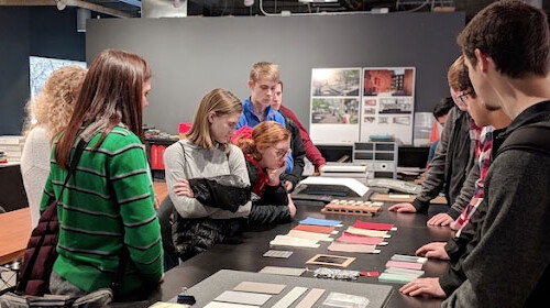 Students gathered to learn STEM