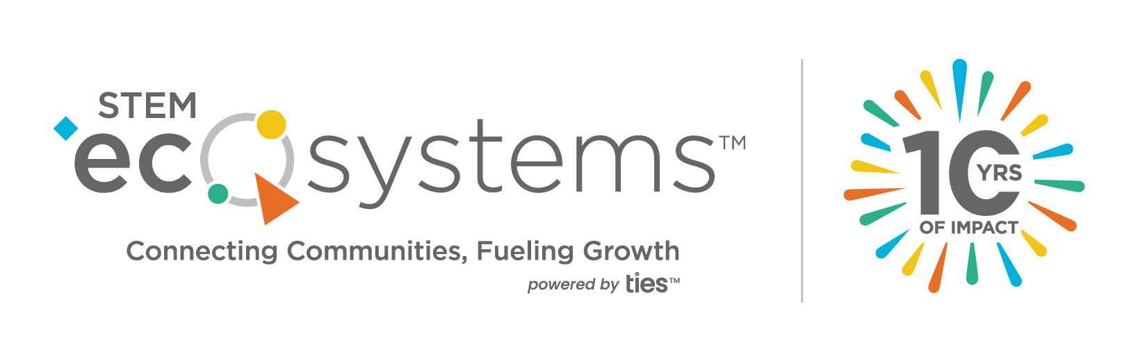 STEM Ecosystems Anniversary Logo